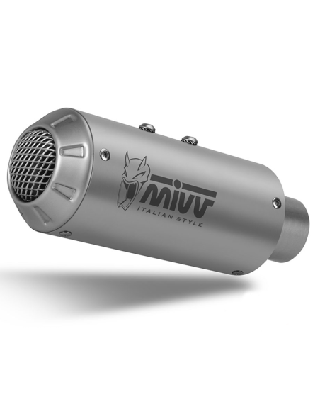 SILENCIADOR DE ACERO INOXIDABLE MIVV MK3 YAMAHA YZF 600 R6 2017-2020 REF Y.063.LM3X