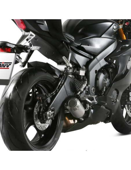 SILENCIADOR DE ACERO INOXIDABLE MIVV MK3 YAMAHA YZF 600 R6 2017-2020 REF Y.063.LM3X