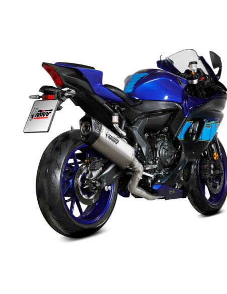 ESCAPE COMPLETO MIVV SR-1 RACING ACERO INOXIDABLE YAMAHA R7 2022-2023 NO HOMOLOGADO REF: X.YA.0012.SR1T