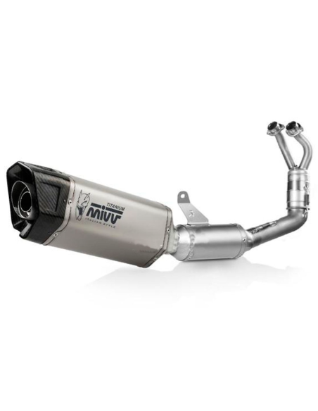 ESCAPE COMPLETO MIVV SR-1 TITANIO YAMAHA R7 2022-2023 HOMOLOGADO REF: Y.071.LR1T