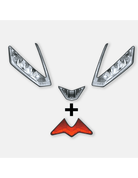 WSBK Style Scheinwerferaufkleber Aprilia RSV4 2021-