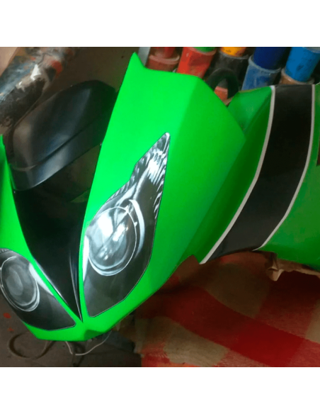 WSBK Kawasaki ZX-6R Style Scheinwerferaufkleber (SSP Replica)