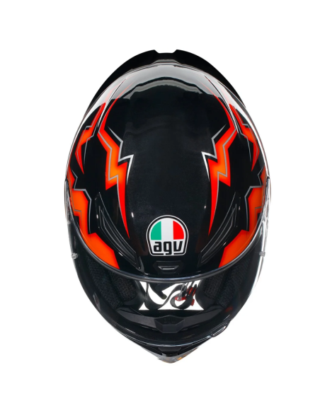 CASCO AGV K-1 S KRIPTON BLACK / ORANGE