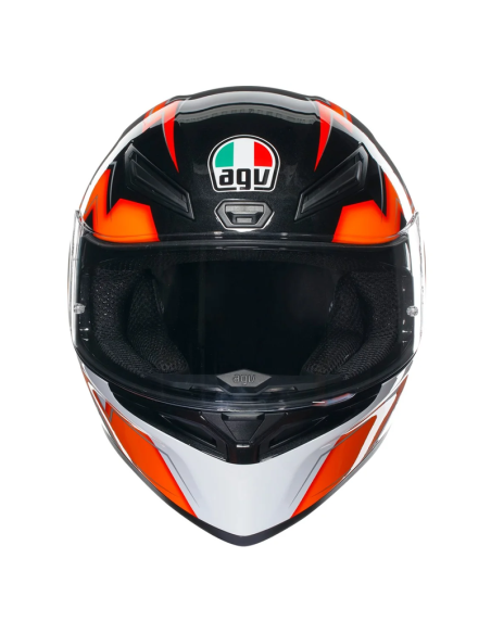 CASCO AGV K-1 S KRIPTON BLACK / ORANGE