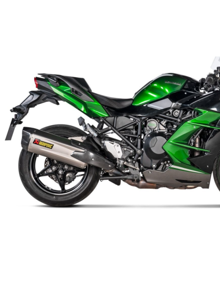 AKRAPOVIC SILENCIADOR DE TITANIO HOMOLOGADO KAWASAKI NINJA H2 SX 2021-2023 REF S-K10SO30-HGIT