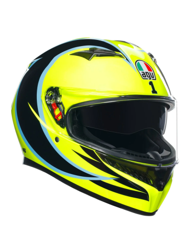 CASCO AGV K3 E2206 ROSSI WT PHILLIP ISLAND 2005