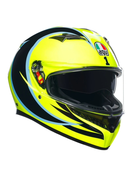 CASCO AGV K3 E2206 ROSSI WT PHILLIP ISLAND 2005