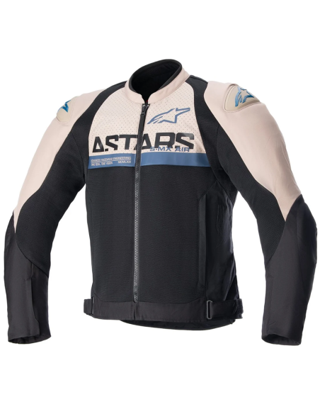 CHAQUETA ALPINESTARS SMX AIR LIGHT BROWN / SODALITE BLUE