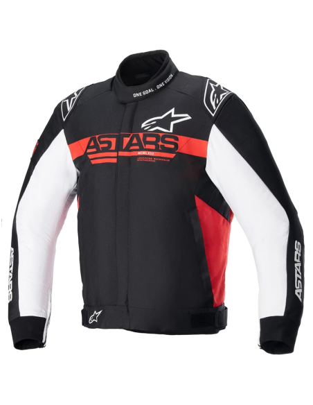 CHAQUETA ALPINESTARS MONZA SPORT BLACK / BRIGHT RED / WHITE