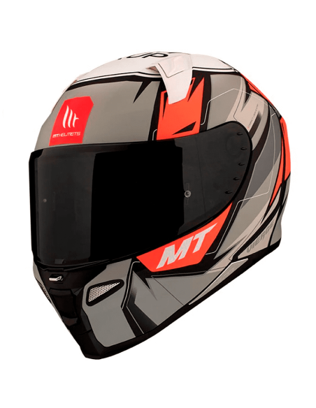 CASCO MT HELMETS REVENGE 2 XAVI VIERGE MATT PEARL FLUOR RED