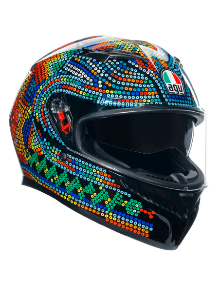 CASCO AGV K3 E2206 ROSSI WINTER TEST 2018