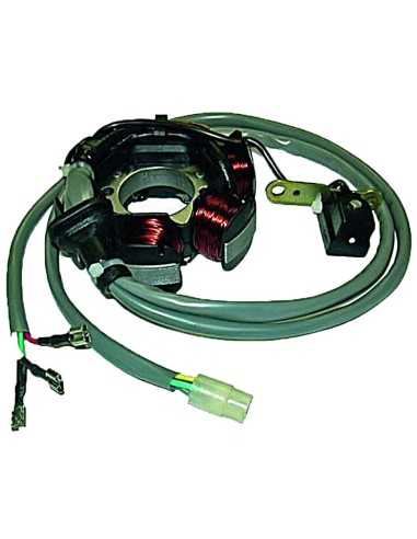 Stator Kokusan 6 Polos 12V 90W (Motor Piaggio 50 2T)