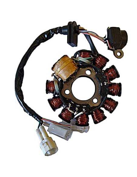 Stator SGR Trifase 11 Polos con pick-up 2 cables (Motor Yamaha 125 4T)