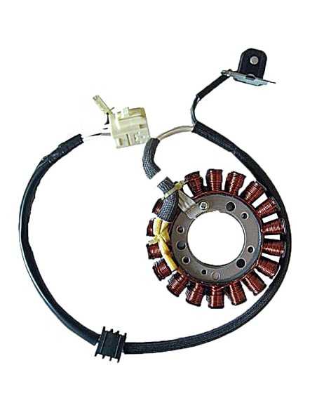 Stator Mitsubishi Trifase 18 Polos con pick-up 2 cables (Motor Yamaha 500 4T Carb)