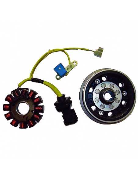 Volante Magnético 12 Polos Trifase 12V 170W (Motor Piaggio