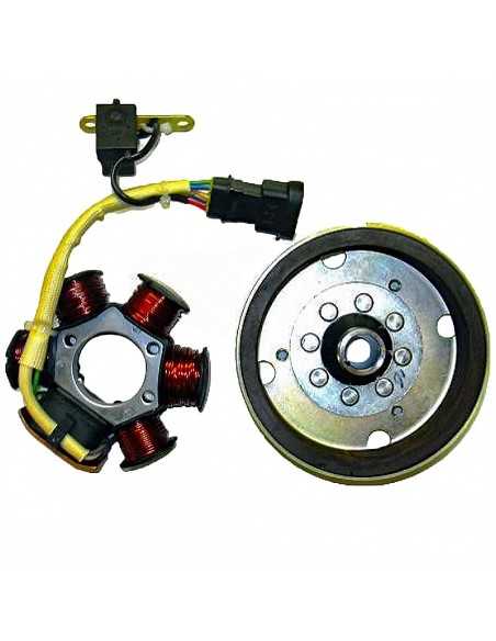 Volante Magnético 6 Polos 12V 90W (Motor Piaggio 50 2T "HI-PER 2" Catalizado)