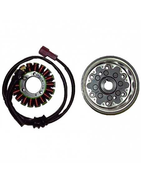 Volante Magnético 18 Polos 12V 370W Motor Piaggio "MASTER" 400/500 4T