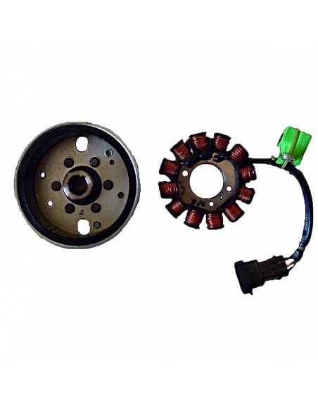 Volante Magnético 12 Polos 12V 120W (Motor Piaggio 50 4T-4V