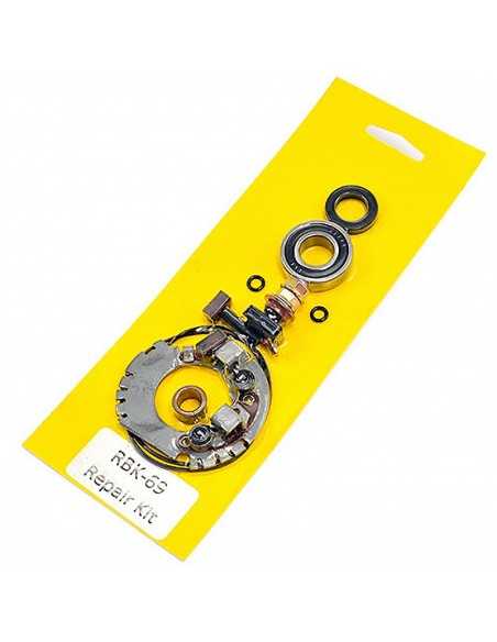 Kit revisión motor de arranque con portaescobillas - con 2 escobillas - con retén, cojinete y arandelas Cagiva-Ducati