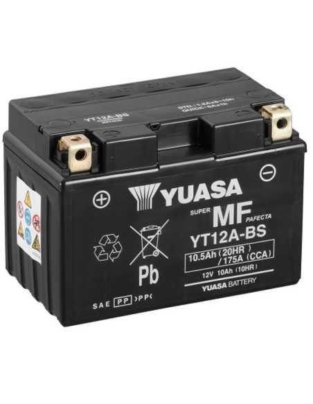 Batería Yuasa YT12A-BS Sin Mantenimiento