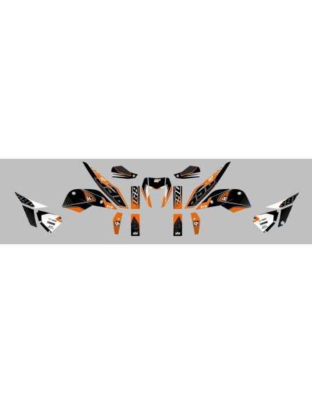Kit Deco UP Maximize Negro-Naranja KTM Duke 690