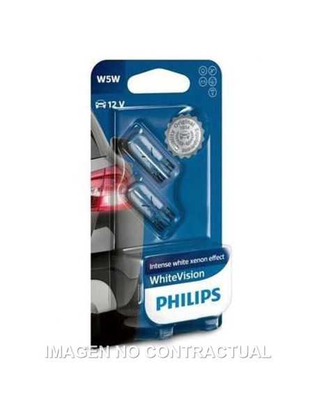 Lámpara Philips Todo Cristal W5W White Vision 12V 5W