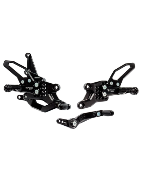 Estriberas BONAMICI RACING Ajustables para YAMAHA YZF R7 2021-2022 ref Y015
