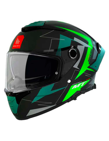 CASCO MT HELMETS THUNDER 4 SV Mountain B6 Verde Fluor Mate
