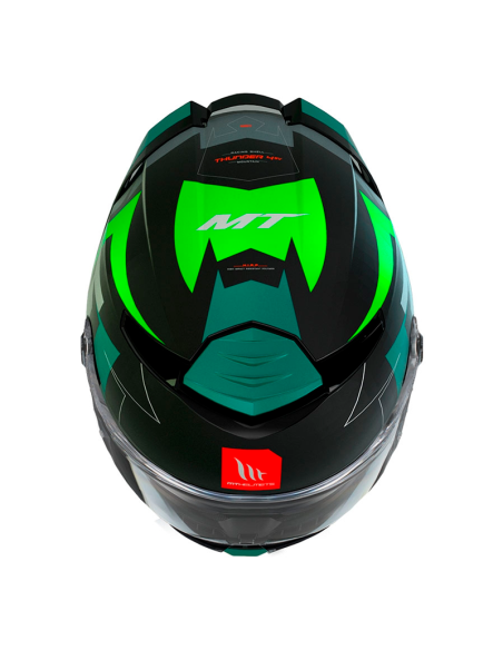 CASCO MT HELMETS THUNDER 4 SV Mountain B6 Verde Fluor Mate