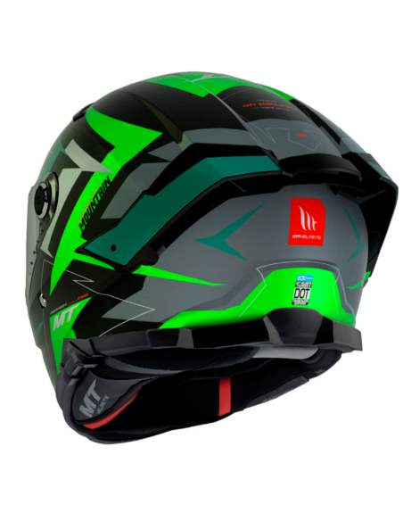 CASCO MT HELMETS THUNDER 4 SV Mountain B6 Verde Fluor Mate
