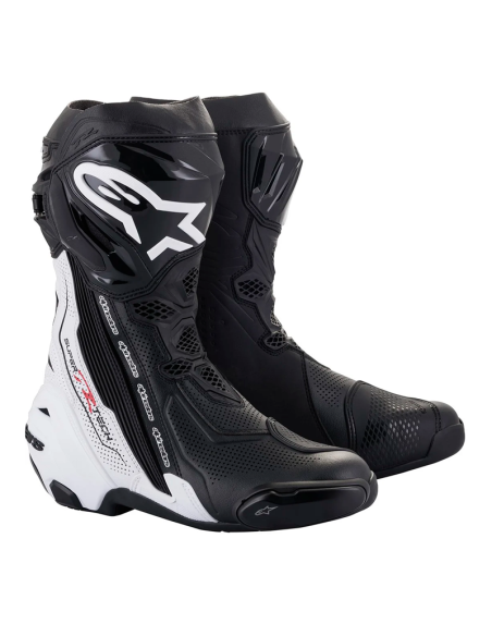 BOTAS ALPINESTARS SUPERTECH-R VENTED BLACK / WHITE