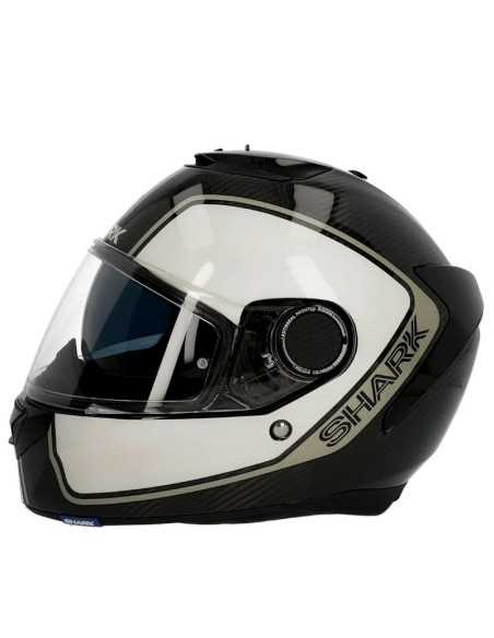 CASCO SHARK SPARTAN CARBON 1.2 SE PRIONA CARBON / WHITE / GOLD