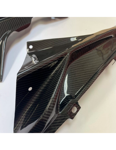 Paneles laterales CARBON 2 RACE relleno de aire de fibra de carbono BMW S 1000 RR 2009-2014