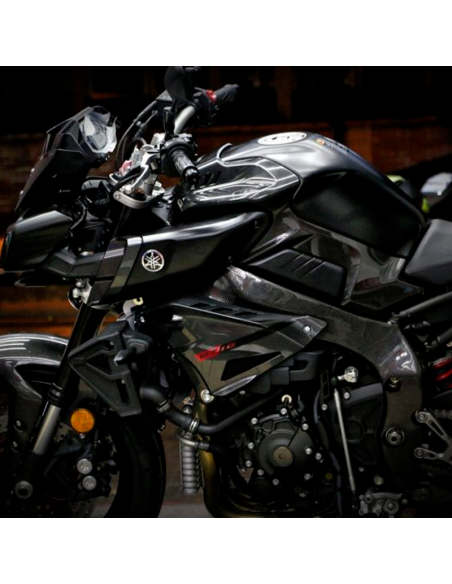 Protectores de Chasis Carbono CARBON 2 RACE YAMAHA MT10 FZ10 2016-2023