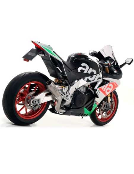 ESCAPE ARROW PRO-RACE NO HOMOLOGADO EN ACERO INOX. PARA APRILIA RSV4 RR-RF 17-18 Y APRILIA TUONO V4 1100 FACTORY 19-20