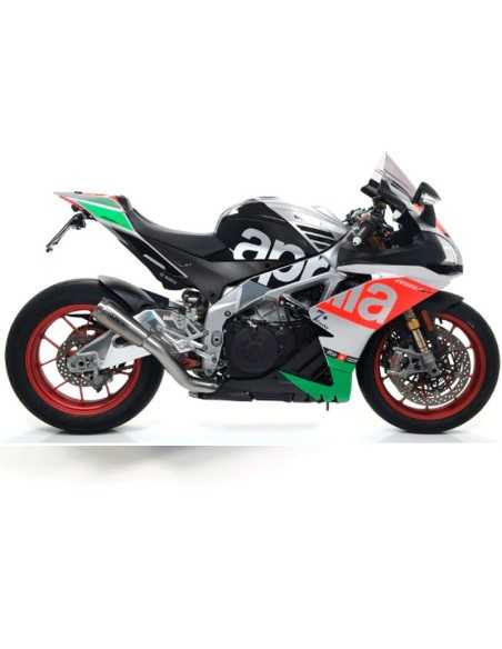 ESCAPE ARROW PRO-RACE NO HOMOLOGADO EN ACERO INOX. PARA APRILIA RSV4 RR-RF 17-18 Y APRILIA TUONO V4 1100 FACTORY 19-20