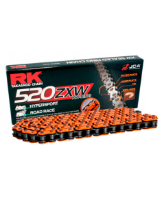 Cadena de transmisión Super reforzada RK ZXW 520 Naranja