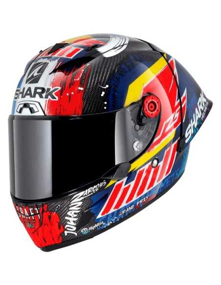 CASCO SHARK RACE-R PRO GP 06 REPLICA ZARCO CHAKRA CARBONO / VIOLETA / AZUL