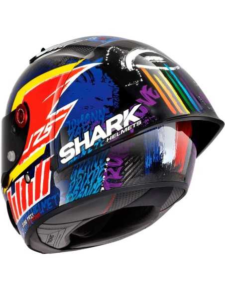 CASCO SHARK RACE-R PRO GP 06 REPLICA ZARCO CHAKRA CARBONO / VIOLETA / AZUL
