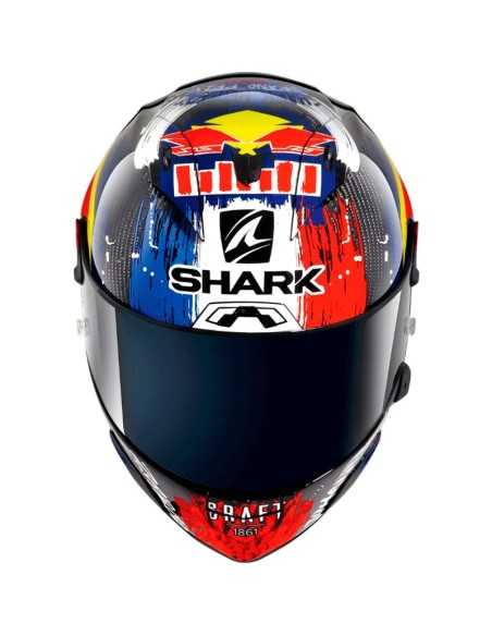 CASCO SHARK RACE-R PRO GP 06 REPLICA ZARCO CHAKRA CARBONO / VIOLETA / AZUL