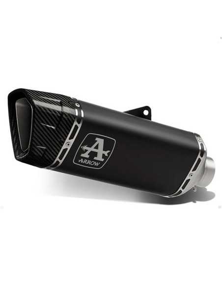 ESCAPE ARROW PISTA NO HOMOLOGADO EN TITANIO NEGRO PARA APRILIA RSV4 1100 FACTORY / X 21-23