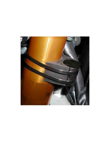 Protección tope manillar negro incl bridas de cable