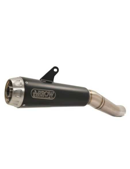 ESCAPE ARROW PRO-RACE HOMOLOGADO EN ACERO INOX. NEGRO PARA BMW S1000RR 19-23