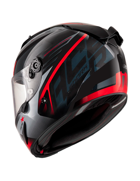 CASCO SHARK RACE-R PRO ASPY BLACK / ANTHRACITE / RED