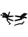 ESTRIBERAS MULTI REGULABLES - YAMAHA R6 2006-2020 PRO NEGRO. REF. IT2080N