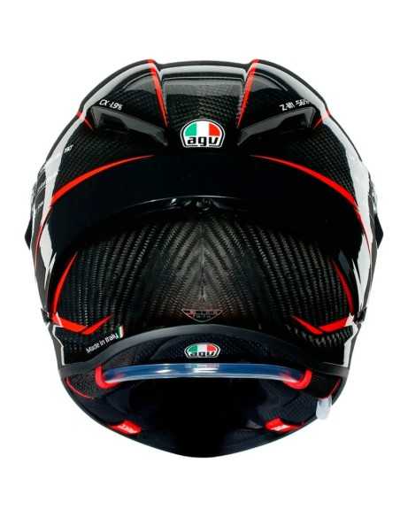 CASCO AGV PISTA GP RR E2206 PERFORMANCE CARBON / RED