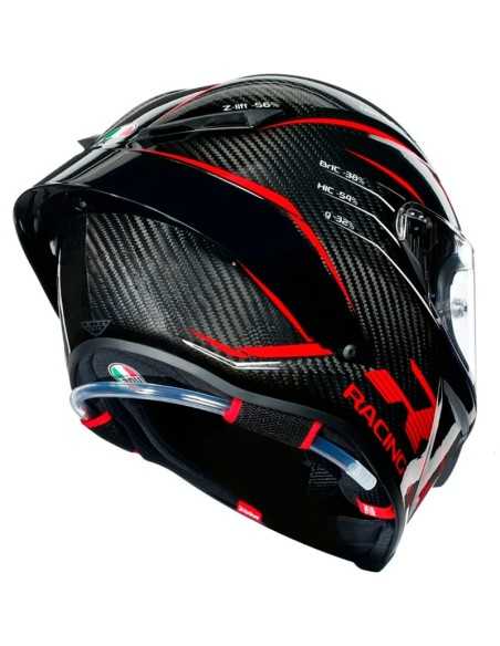 CASCO AGV PISTA GP RR E2206 PERFORMANCE CARBON / RED