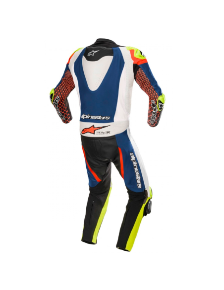 MONO ALPINESTARS GP TECH V3 PROFESSIONAL FOR TECH AIR AZUL / BLANCO / ROJO FLUOR