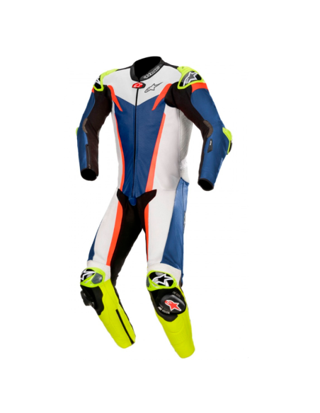 MONO ALPINESTARS GP TECH V3 PROFESSIONAL FOR TECH AIR AZUL / BLANCO / ROJO FLUOR
