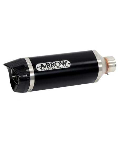 ESCAPE ARROW THUNDER HOMOLOGADO EN ALUMINIO NEGRO PARA HONDA CB 650 R 19-22 / CBR 650 R 19-22
